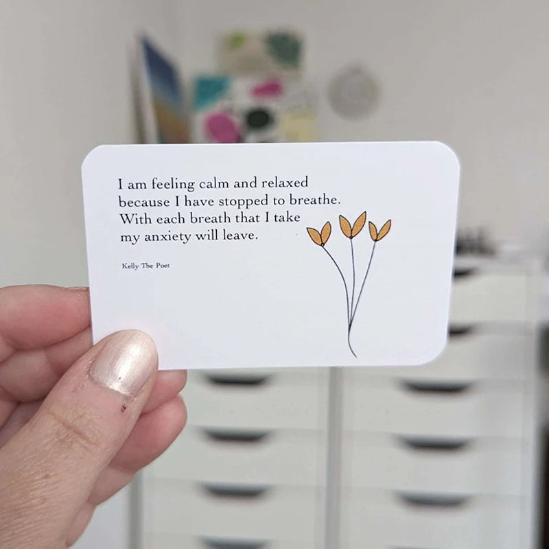 Anxiety Affirmation Pocket Cards