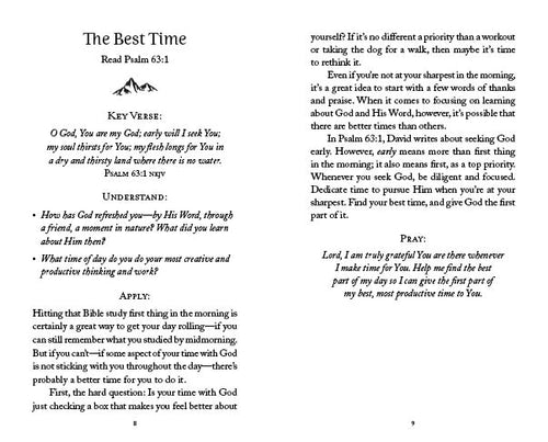 The 5-Minute Bible Study for Men — Pursuing God